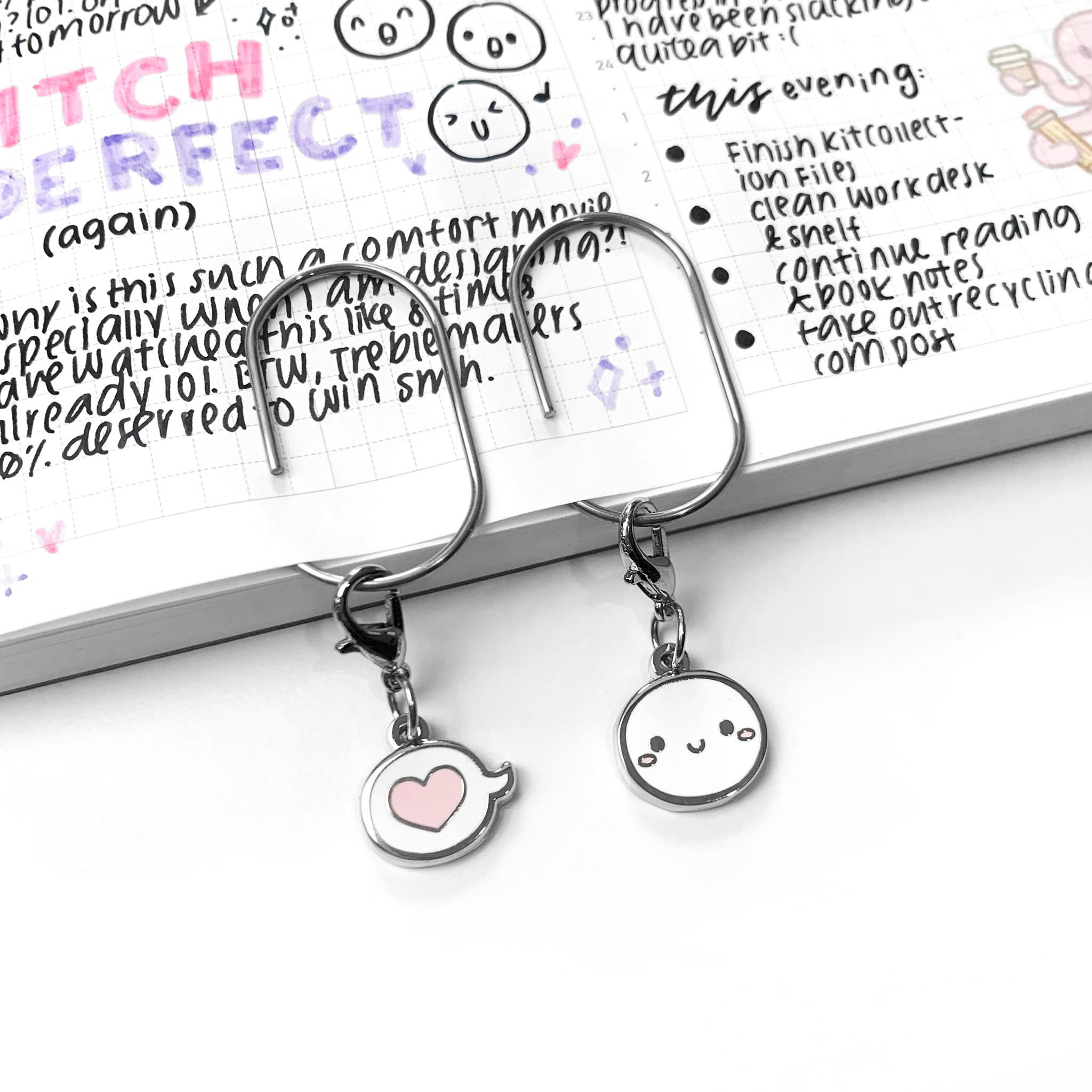Speech Bubble Charm - Wide Paperclip (1 per customer)