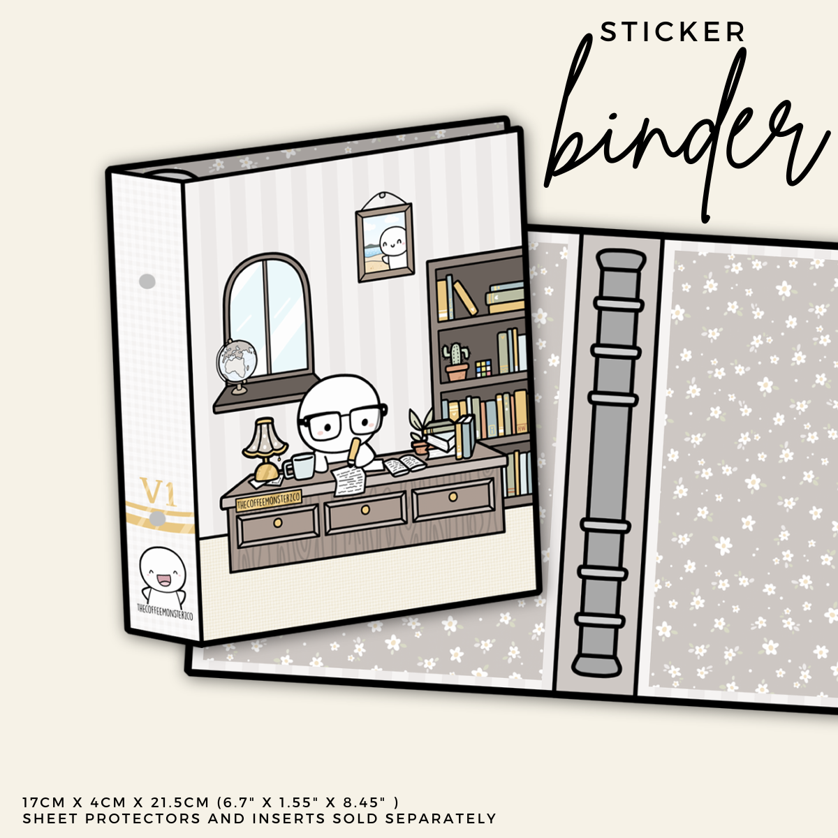 PREORDER Sticker Binder - An Academic Cover