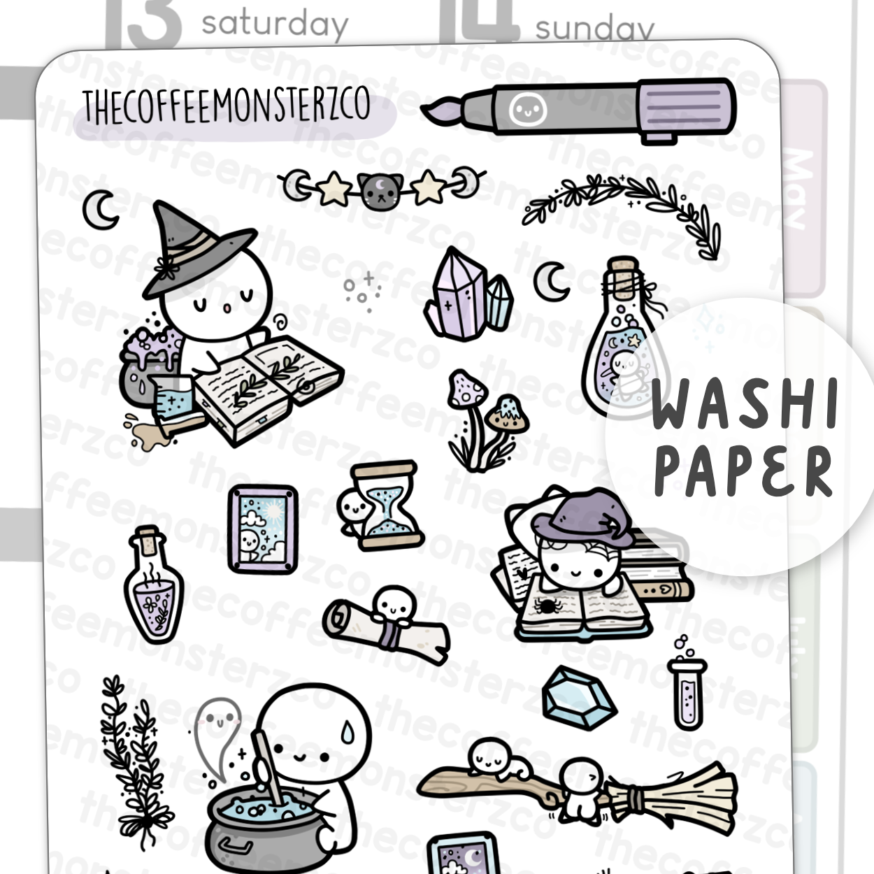 Large Witchy Doodles - 2023 May