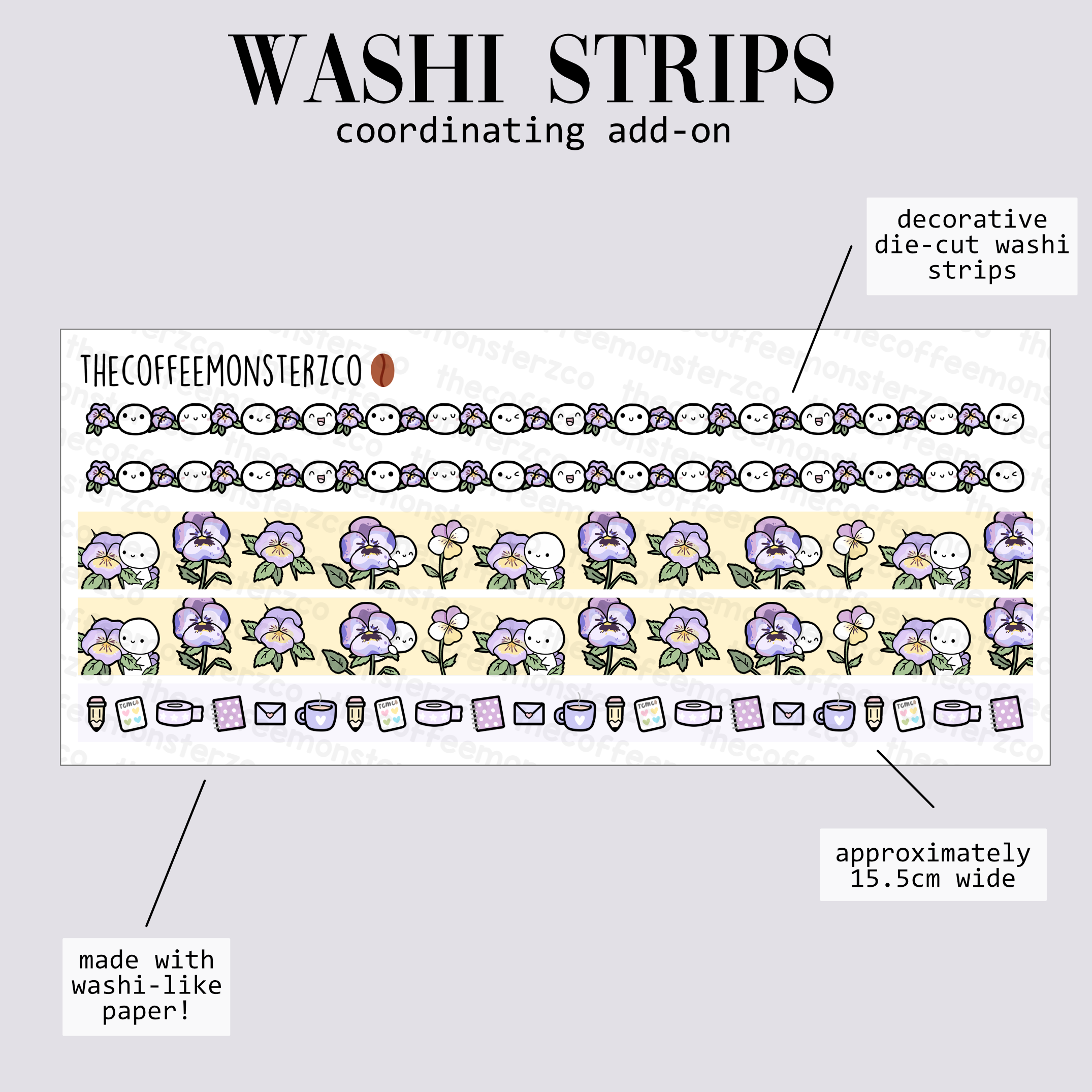 2024 Coordinating Add-ons - Washi Strips - Part 1
