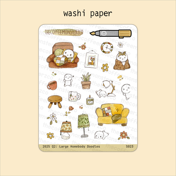 Large Save Sticker 2025 Q2 Sticker Subscription Leftovers – TheCoffeeMonsterzCo