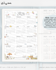2026 Calendar - Vinyl Sticker