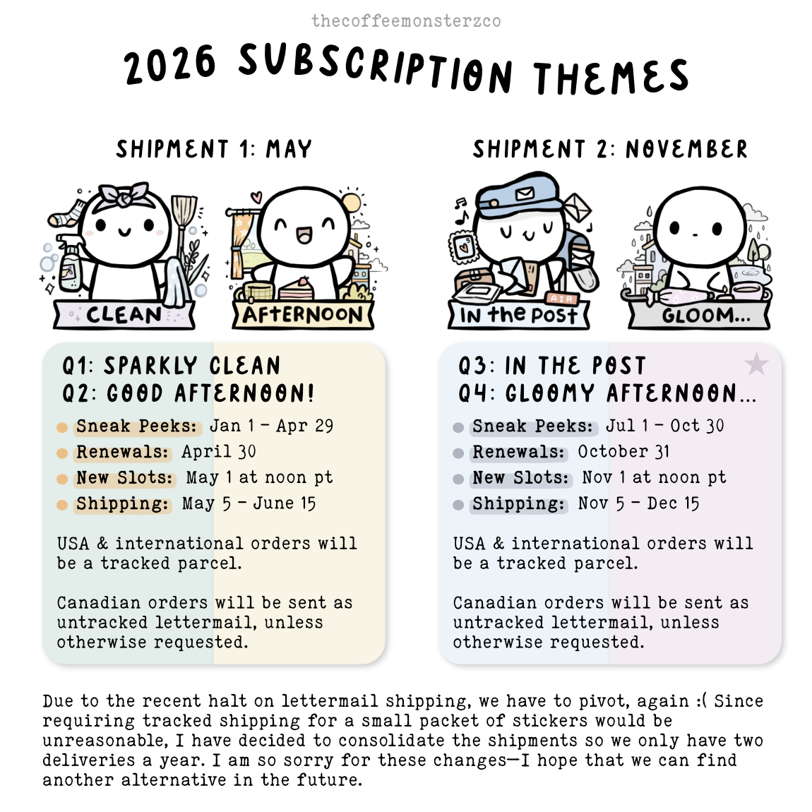 Snail Mail Stationery Subscription - Must Be Purchased Alone