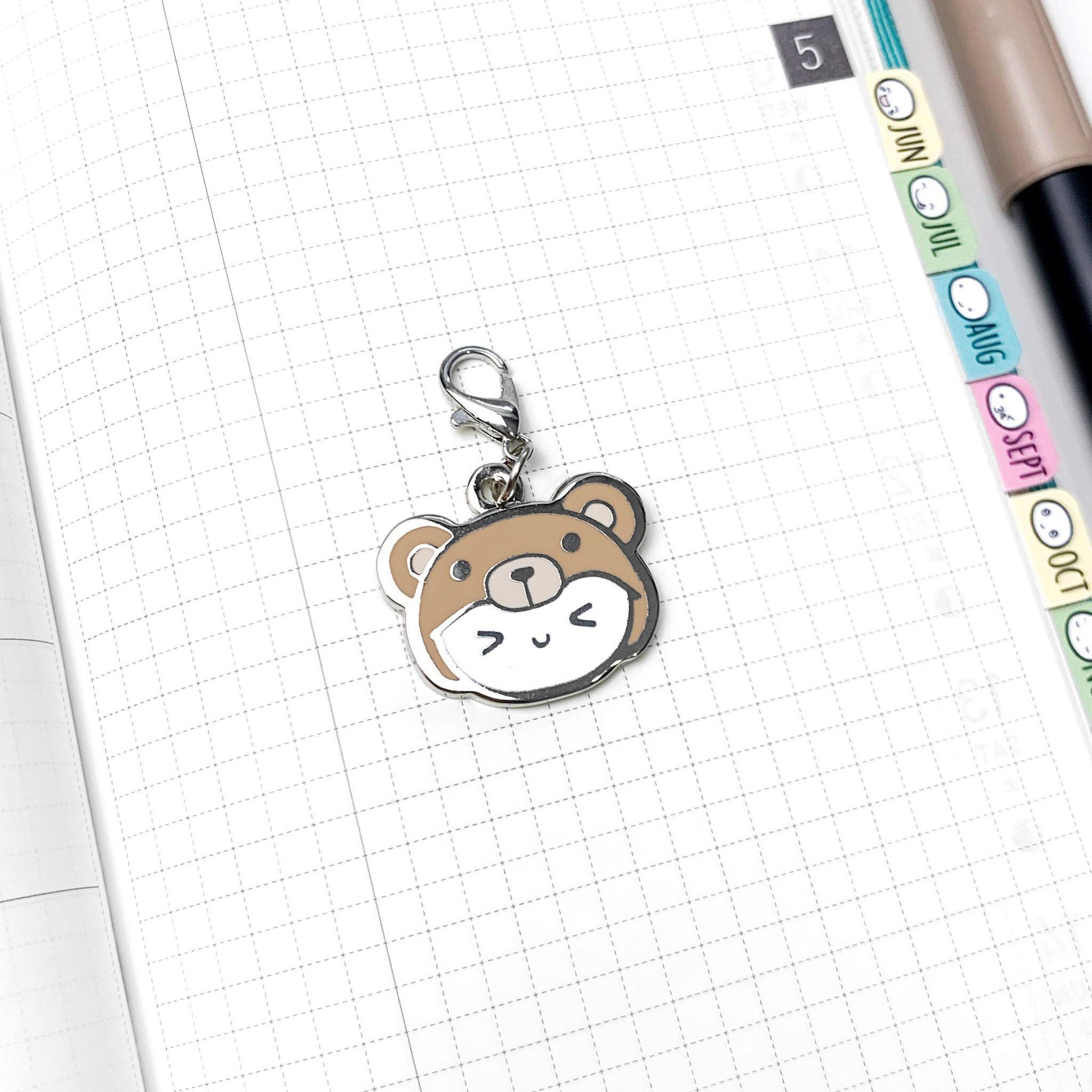 Teddy Bear - Lobster Clasp Charm  (1 per customer)