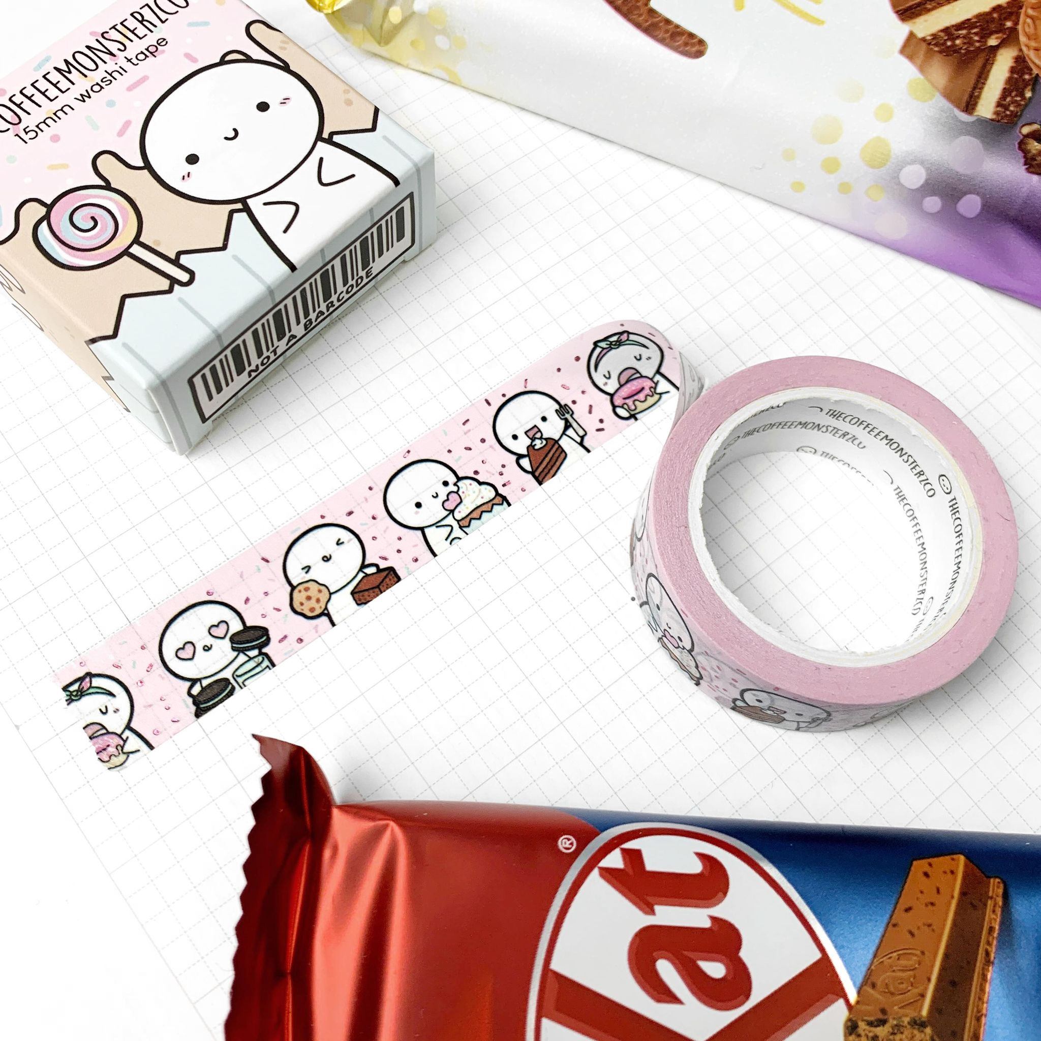 Sweet Treats Washi Tape - 15mm (1 per customer)