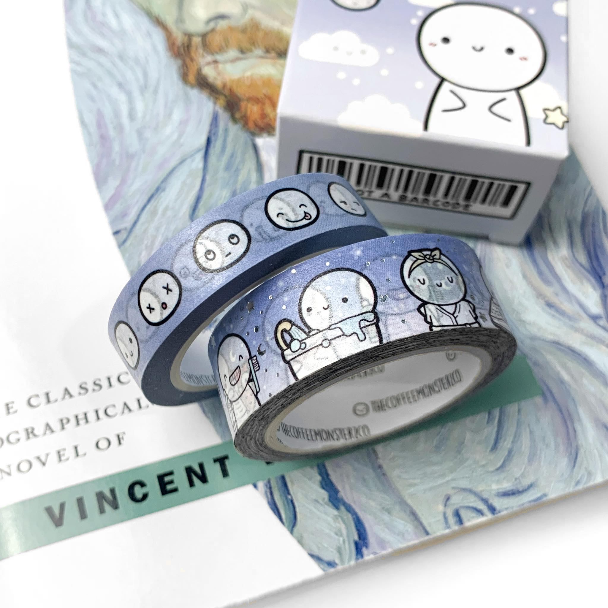 Evening Routine Set Washi Tape - 15mm (1 per customer)