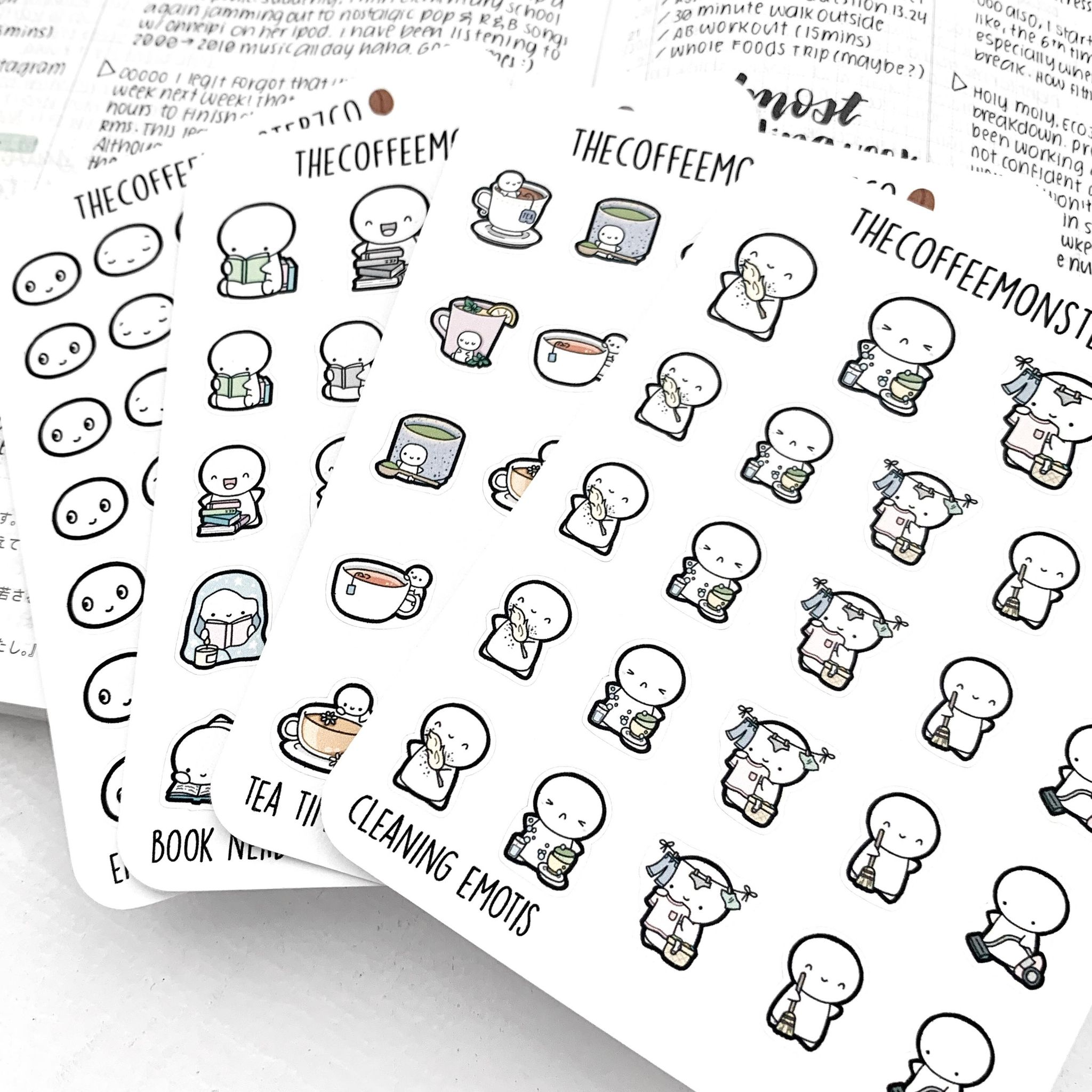 2023 Holiday Stickers (FINAL STOCK) – TheCoffeeMonsterzCo