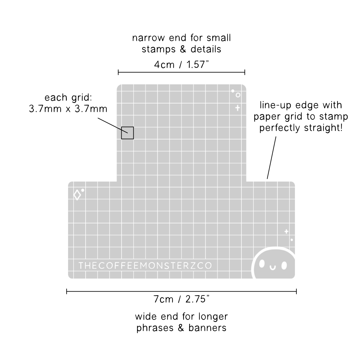 Emoti Dual Size - Acrylic Block