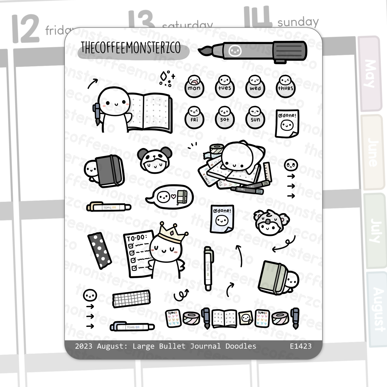 Bullet Journal - 2023 August