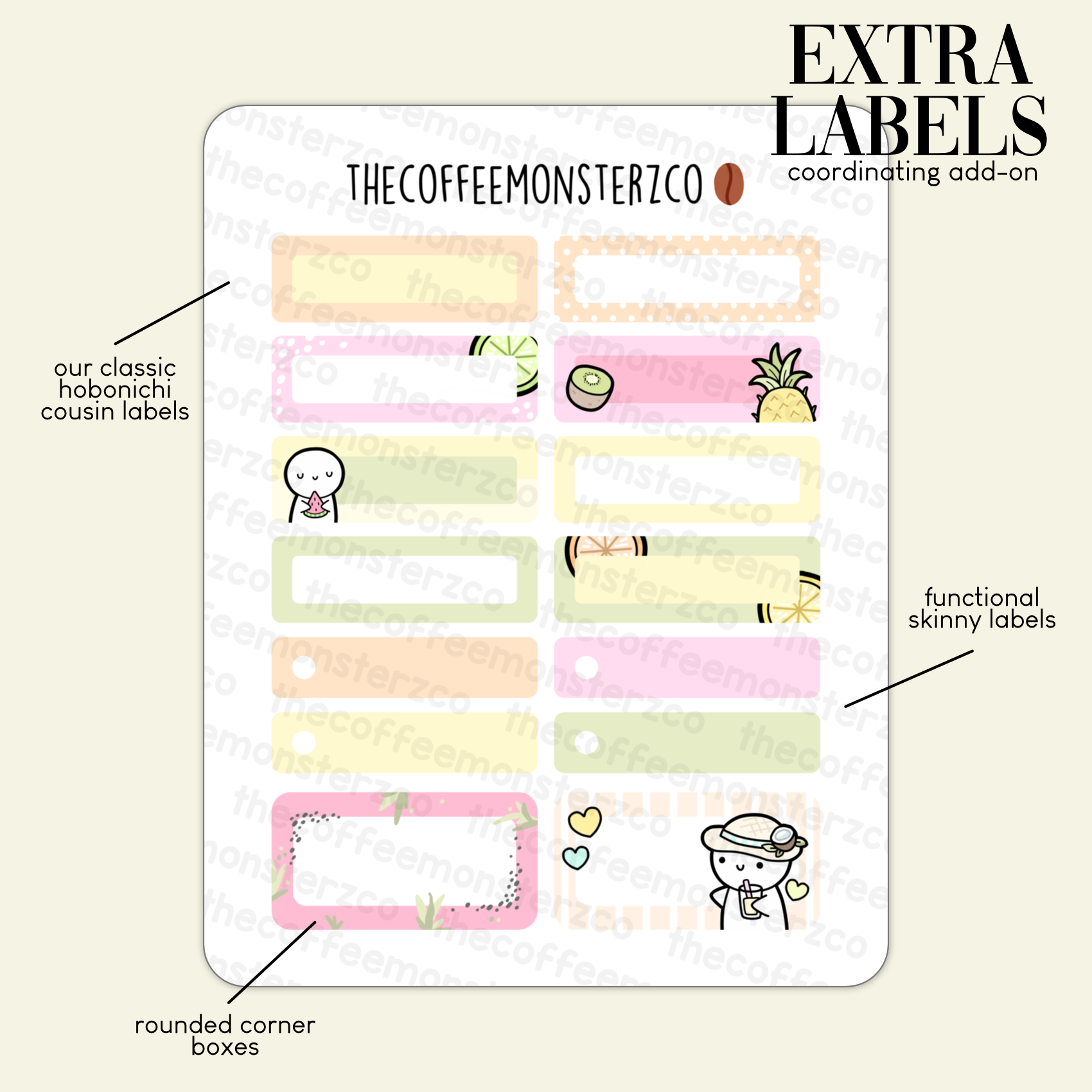 2023 Coordinating Add-ons - Extra Labels - Part 2