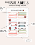 2024 Coordinating Add-ons - Hobonichi Cousin (1.30") Labels - Part 2