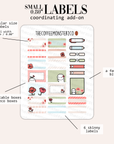 2024 Coordinating Add-ons - Small Labels (0.80") - Part 2