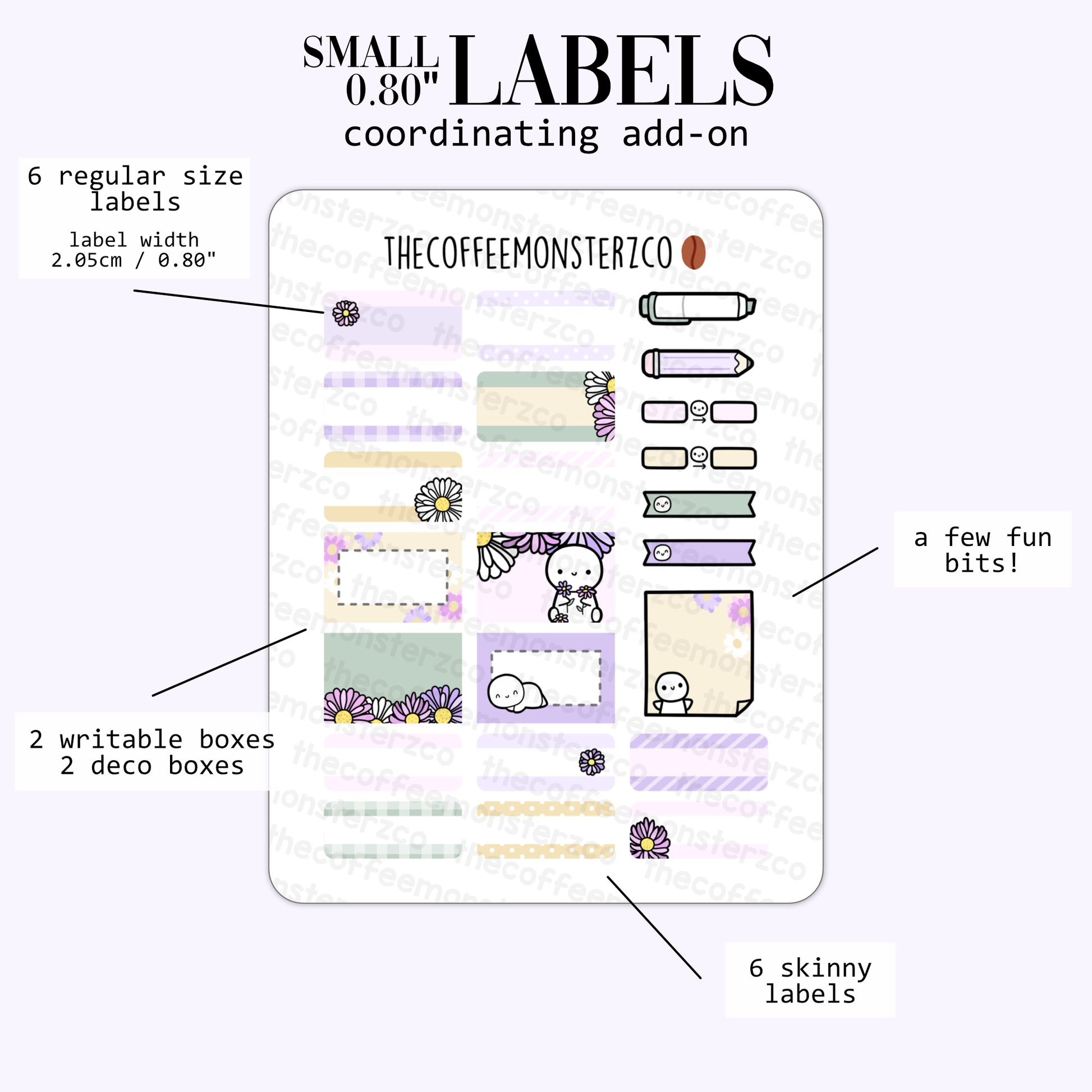 2024 Coordinating Add-ons - Small Labels (0.80") - Part 2