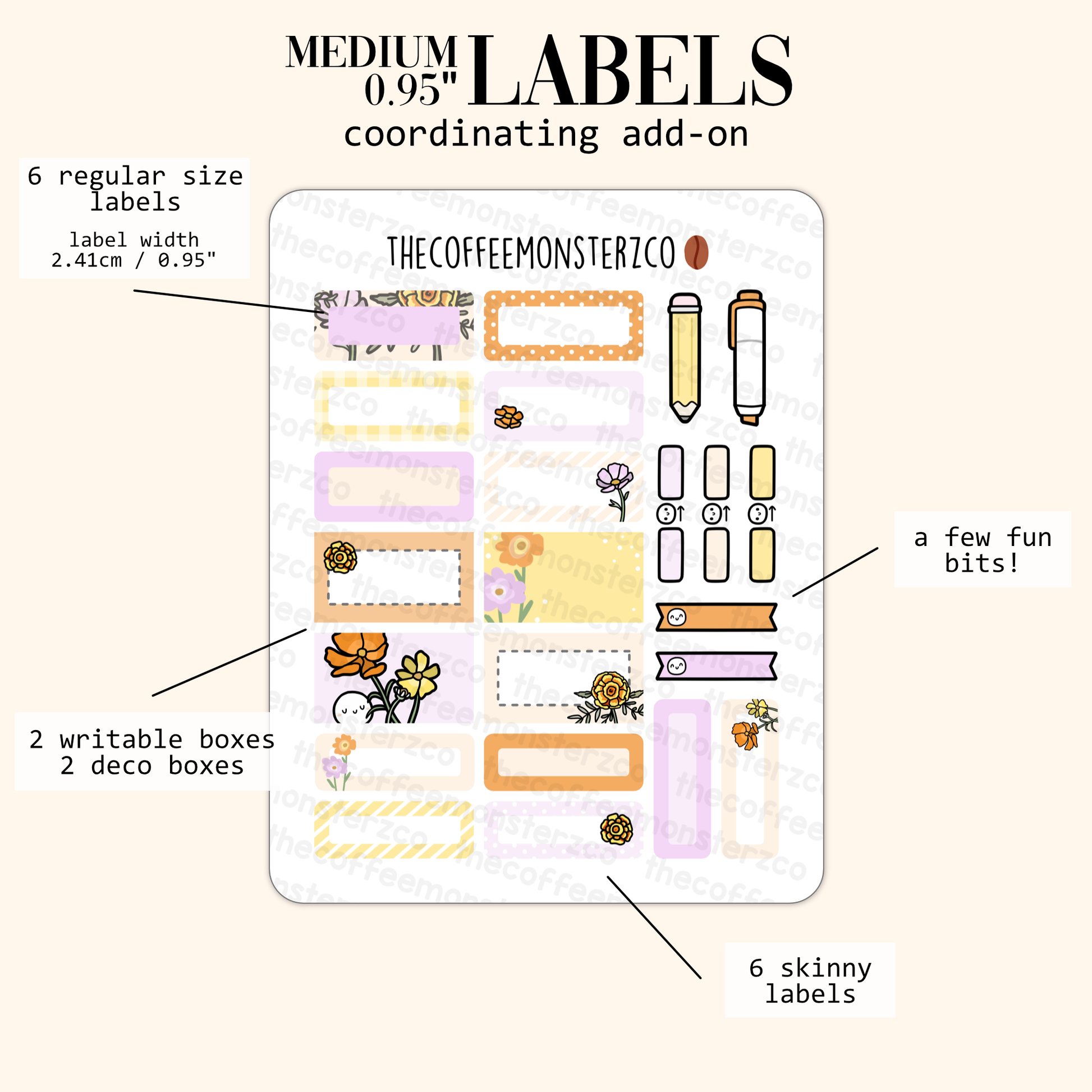 2024 Coordinating Add-ons - Medium Labels (0.95") - Part 2