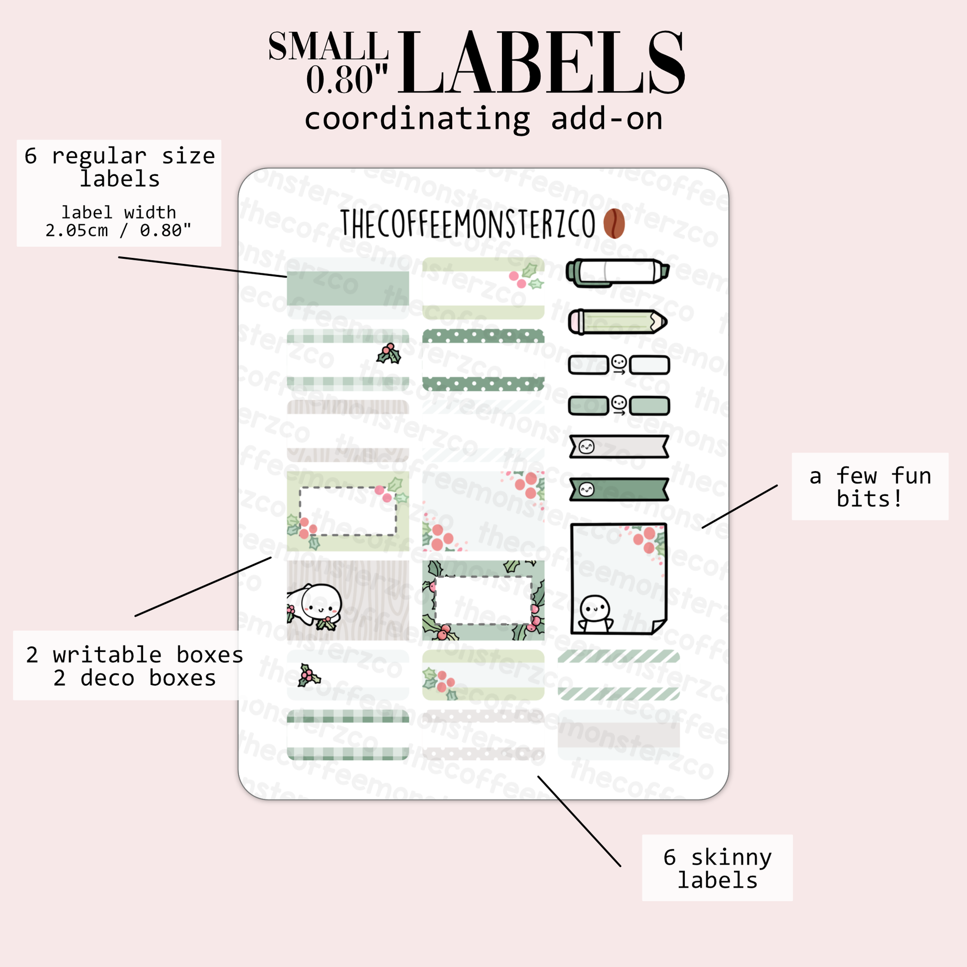 2024 Coordinating Add-ons - Small Labels (0.80") - Part 2