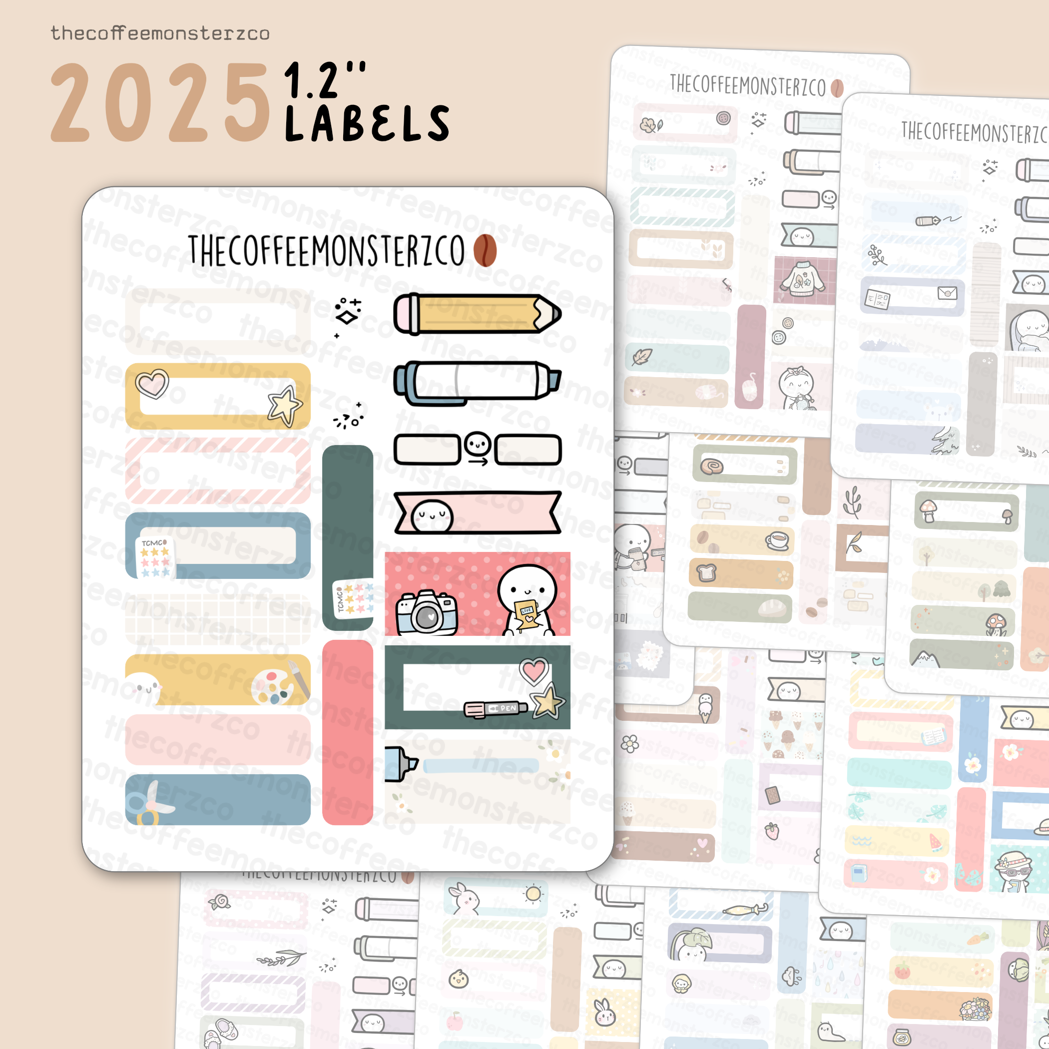 2025 Coordinating 1.2" Labels