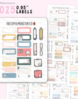 2025 Coordinating 0.95" Labels