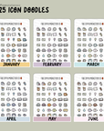 2025 Coordinating Icon Sampler