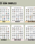 2025 Coordinating Icon Sampler