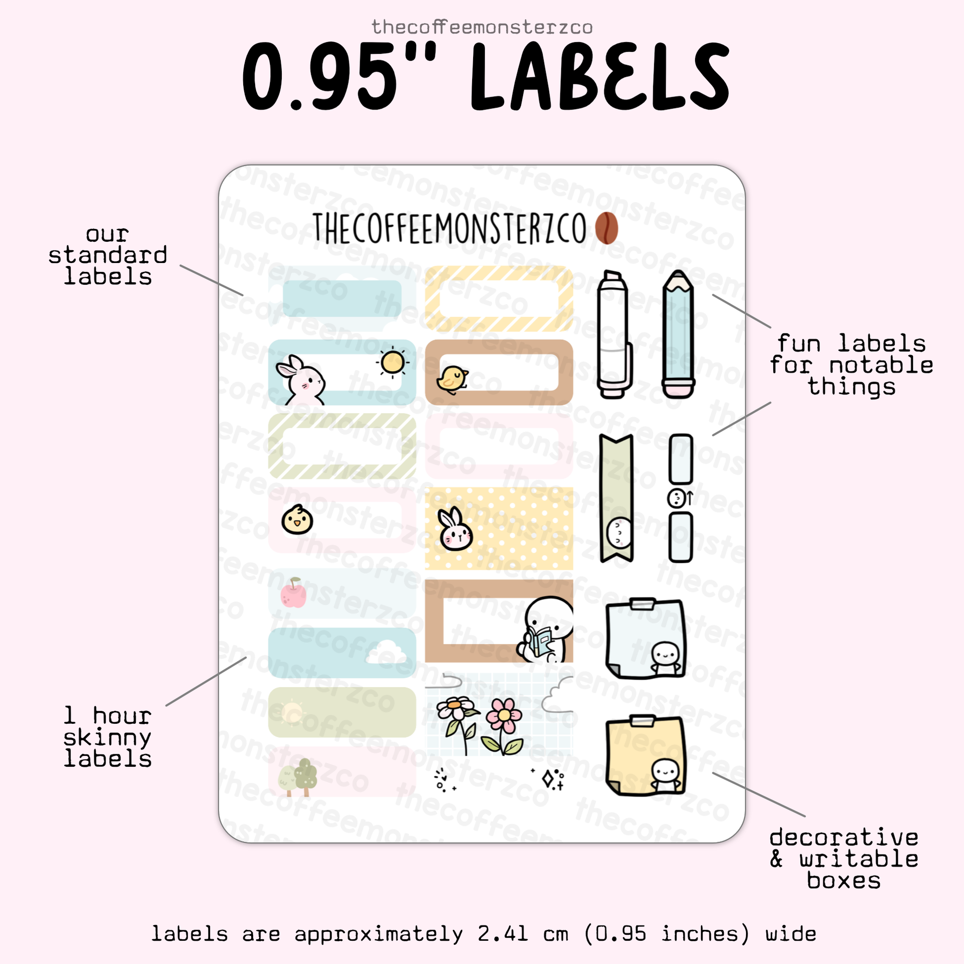 2025 Coordinating 0.95" Labels