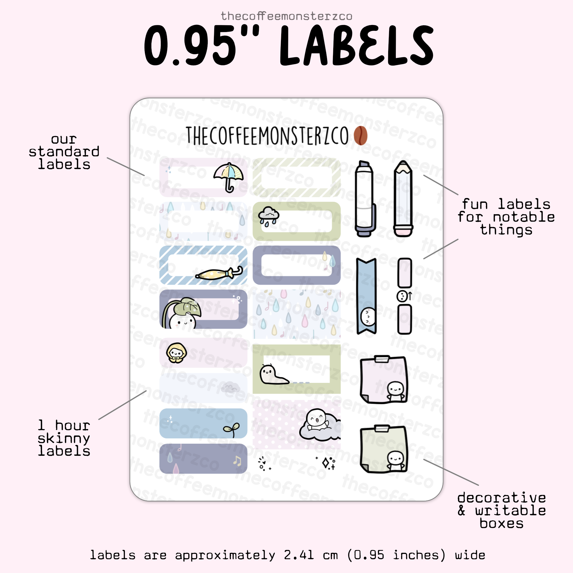 2025 Coordinating 0.95&quot; Labels