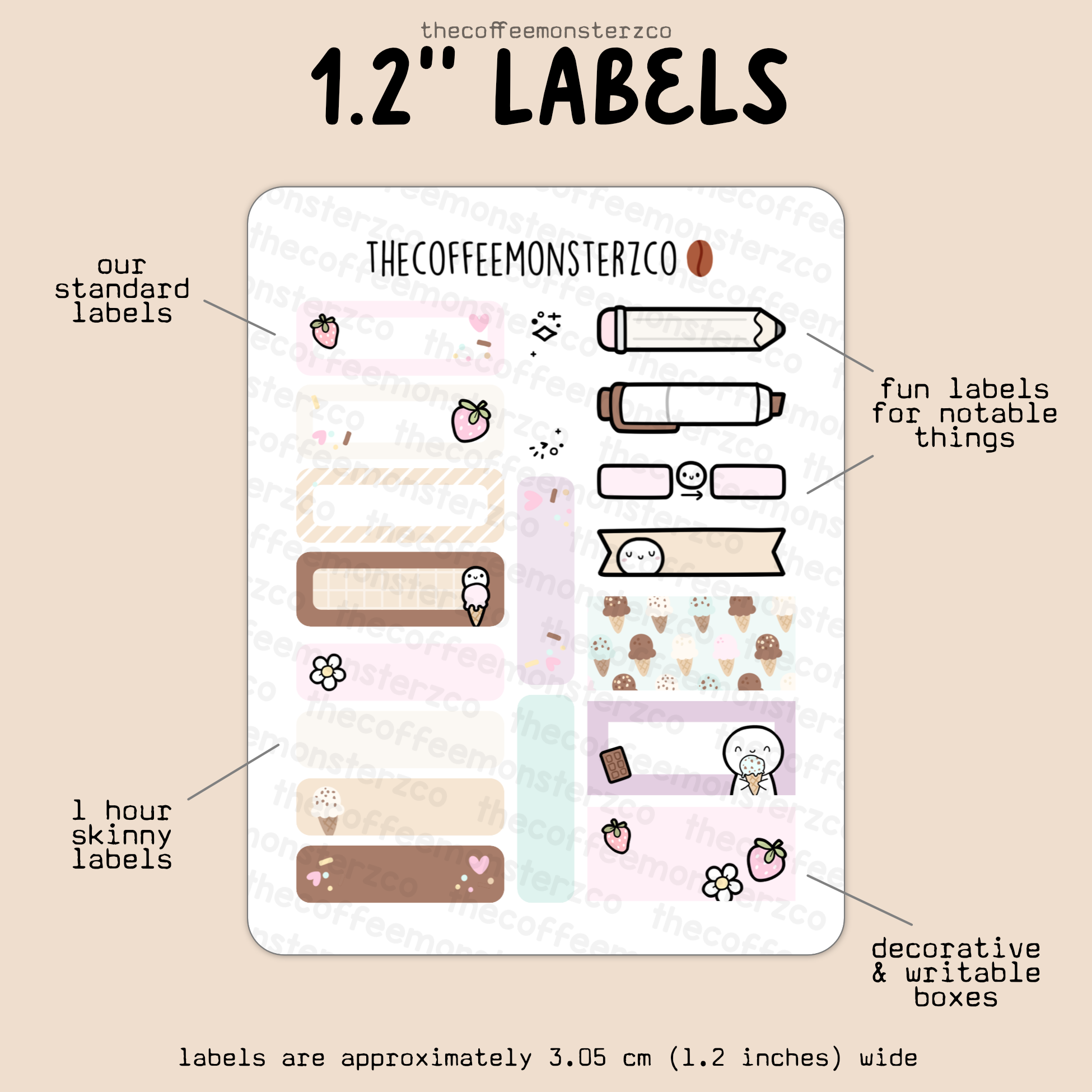 2025 Coordinating 1.2&quot; Labels