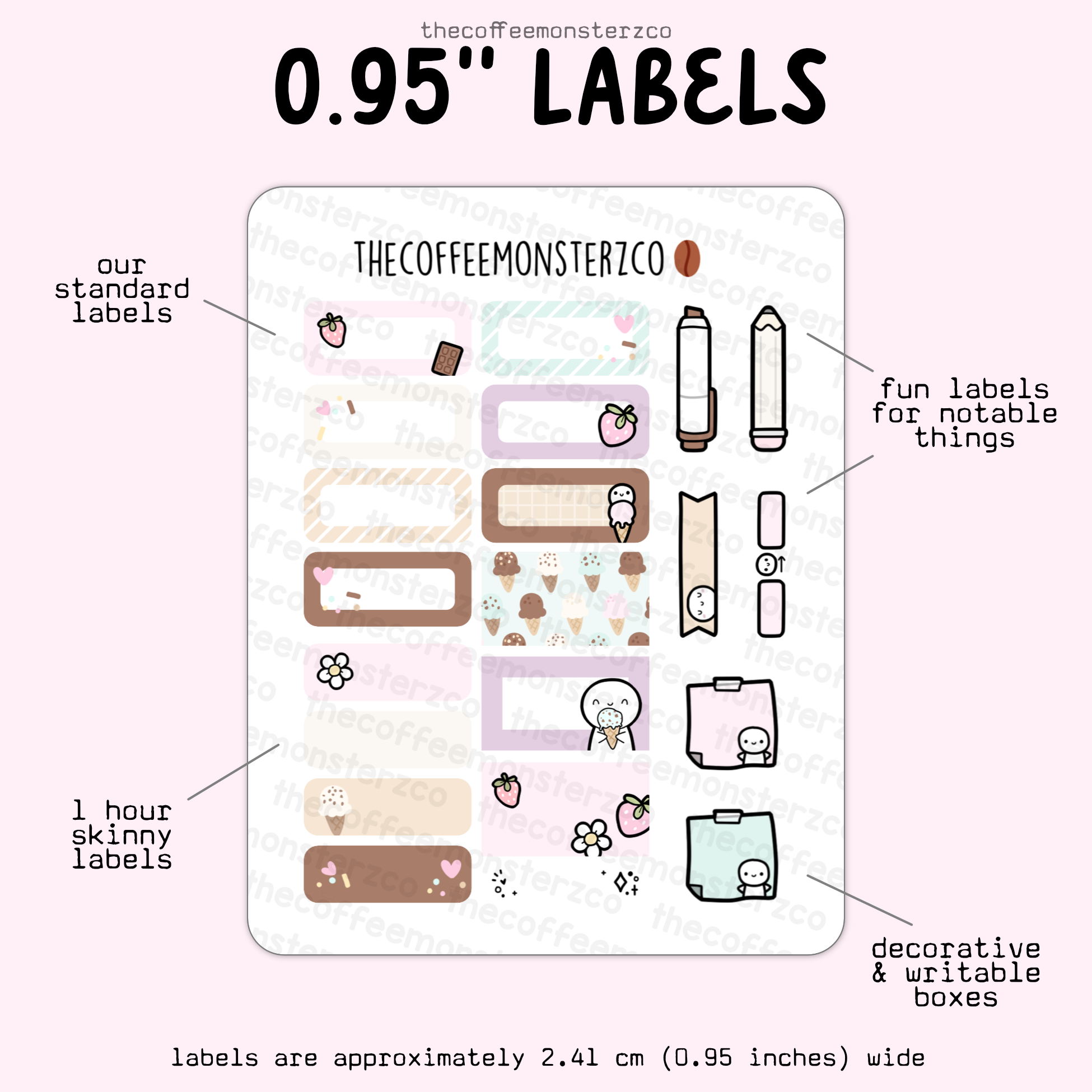 2025 Coordinating 0.95&quot; Labels