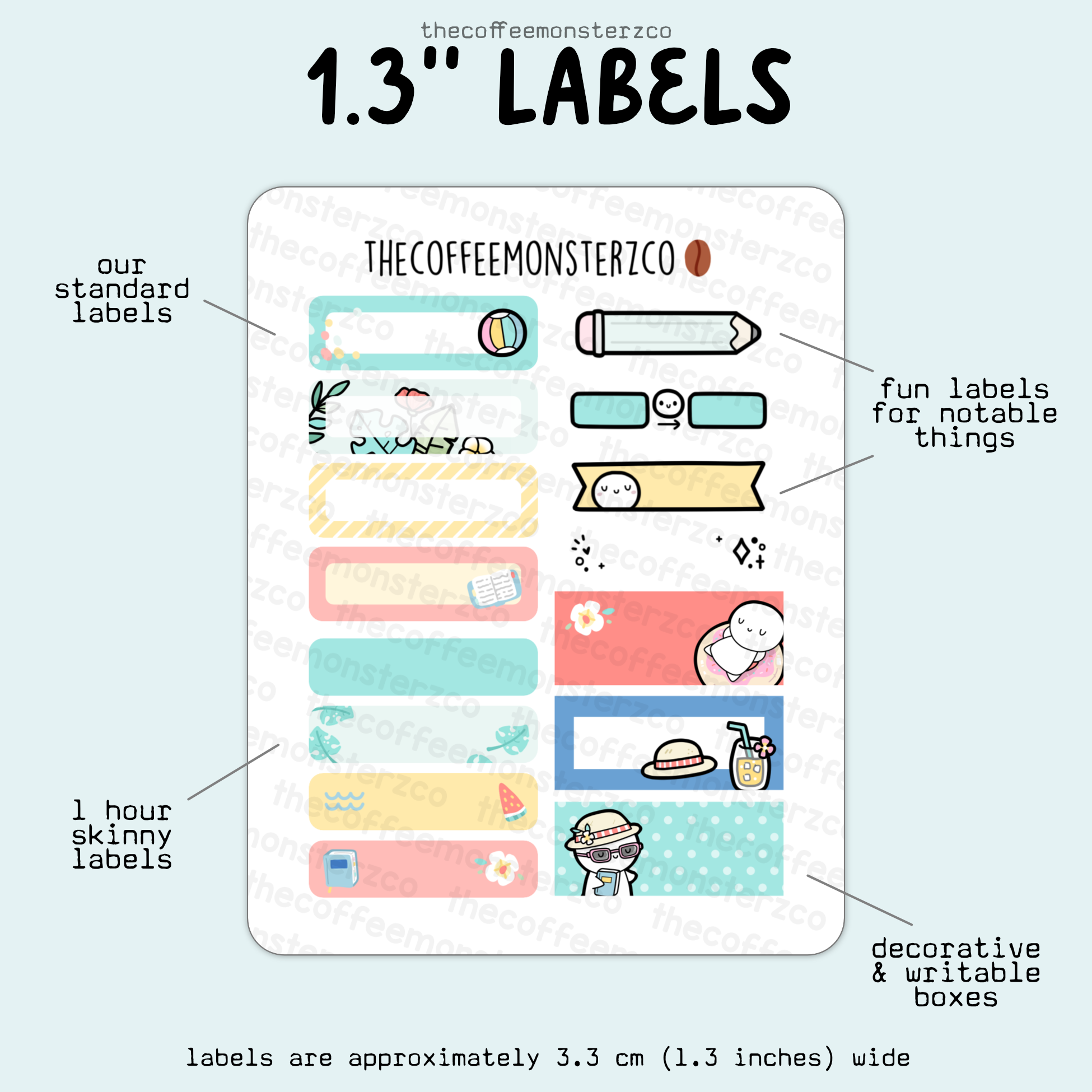 2025 Coordinating 1.3&quot; Labels