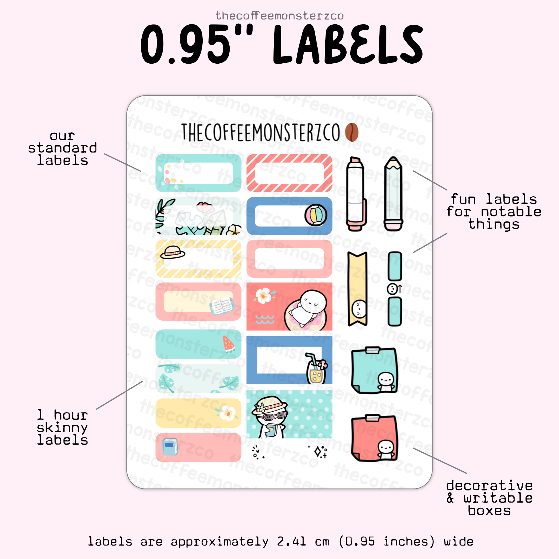 2025 Coordinating 0.95&quot; Labels