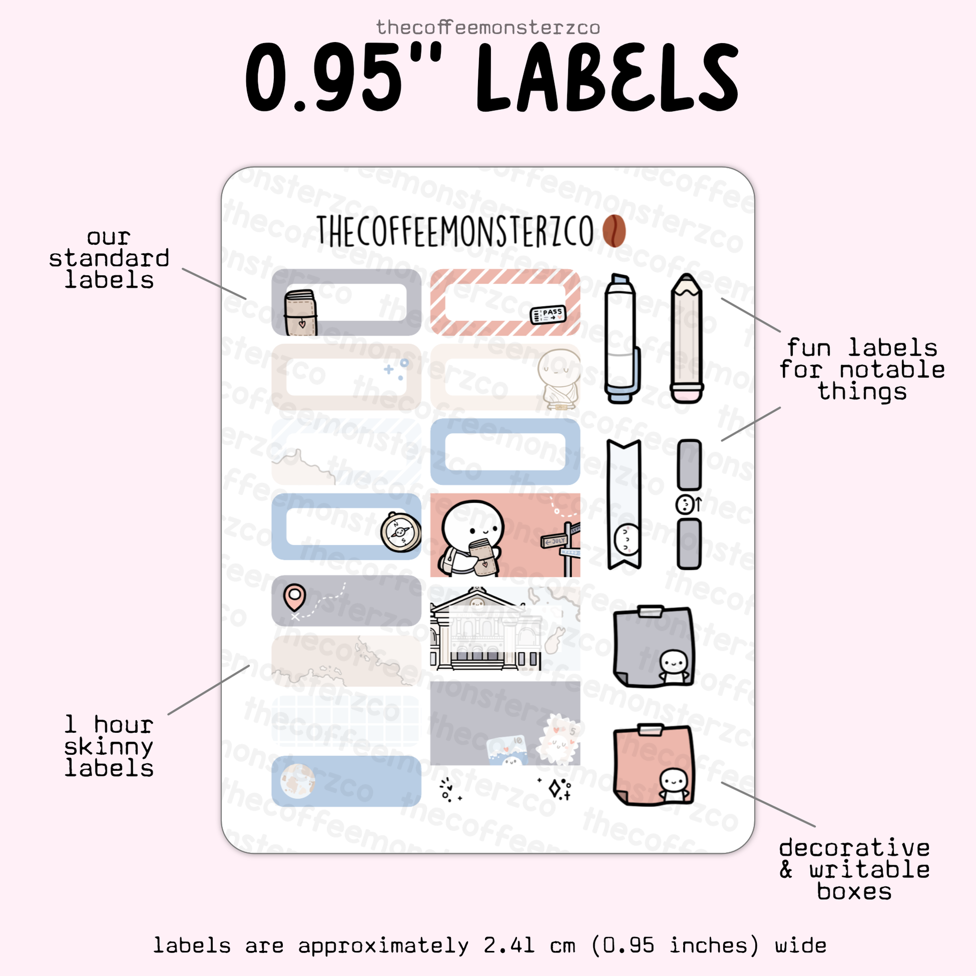 2025 Coordinating 0.95" Labels