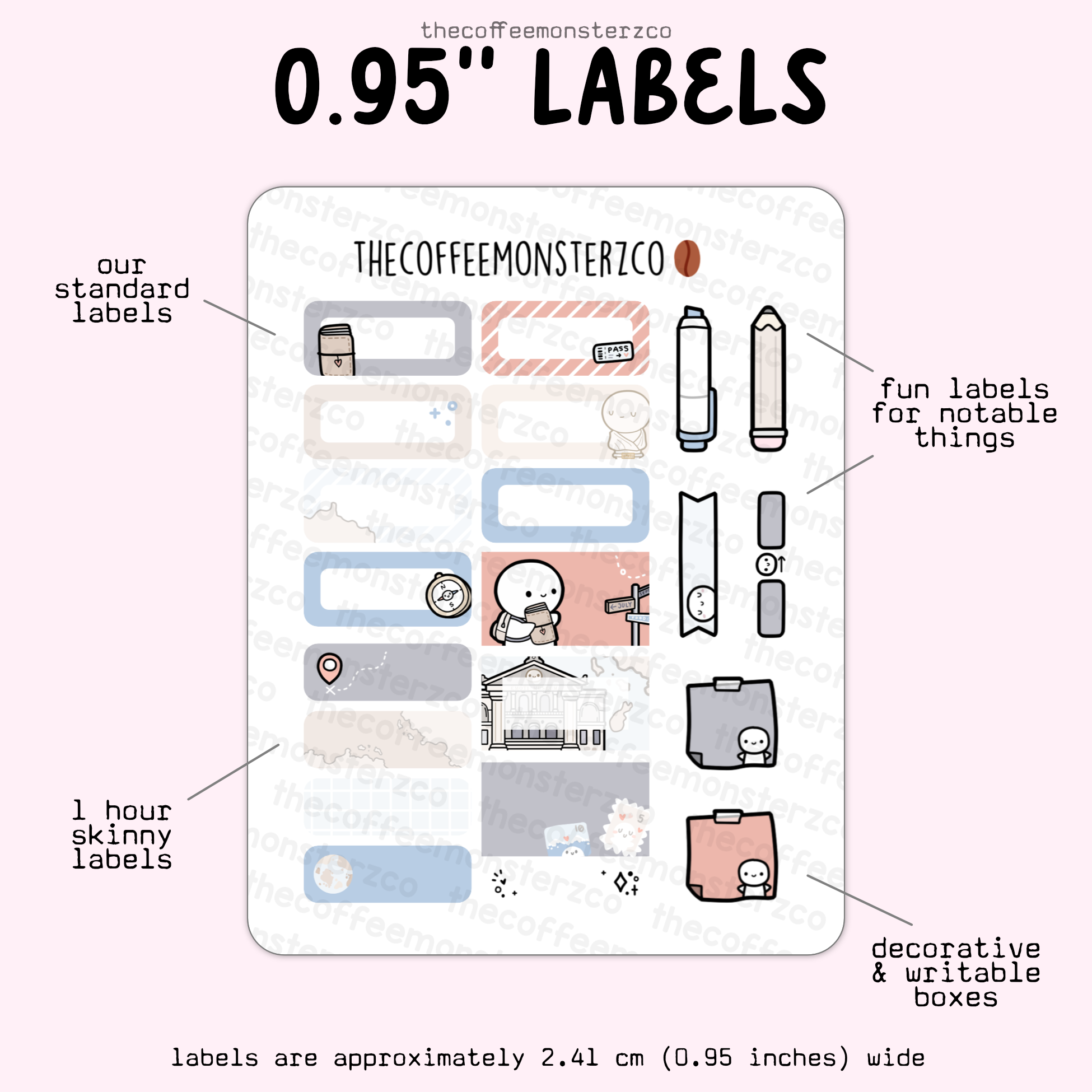 2025 Coordinating 0.95&quot; Labels