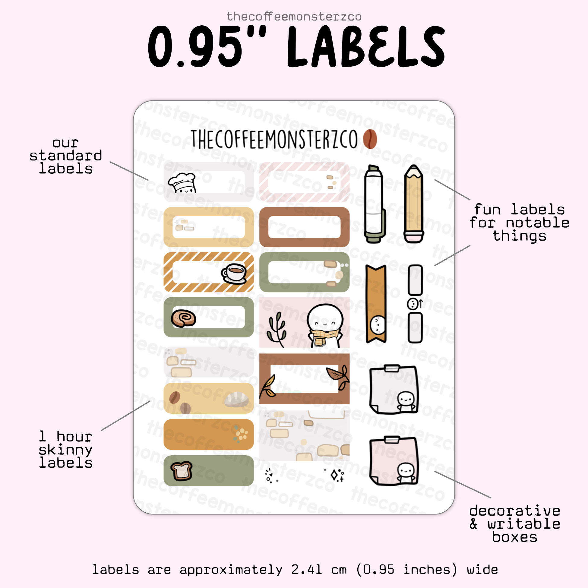 2025 Coordinating 0.95&quot; Labels