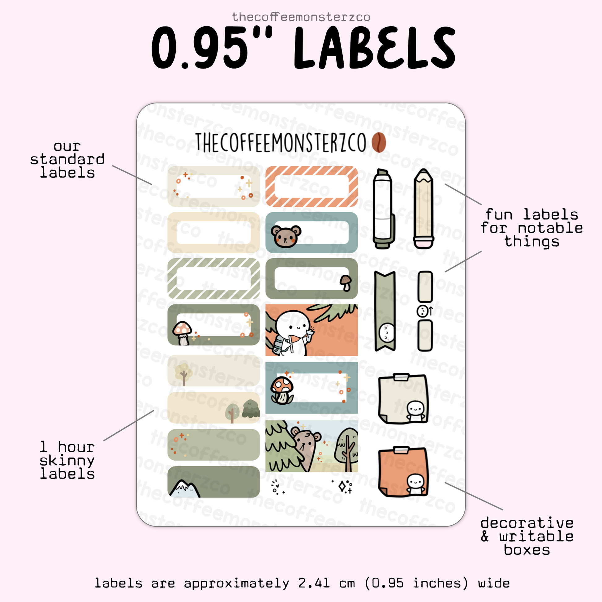 2025 Coordinating 0.95" Labels
