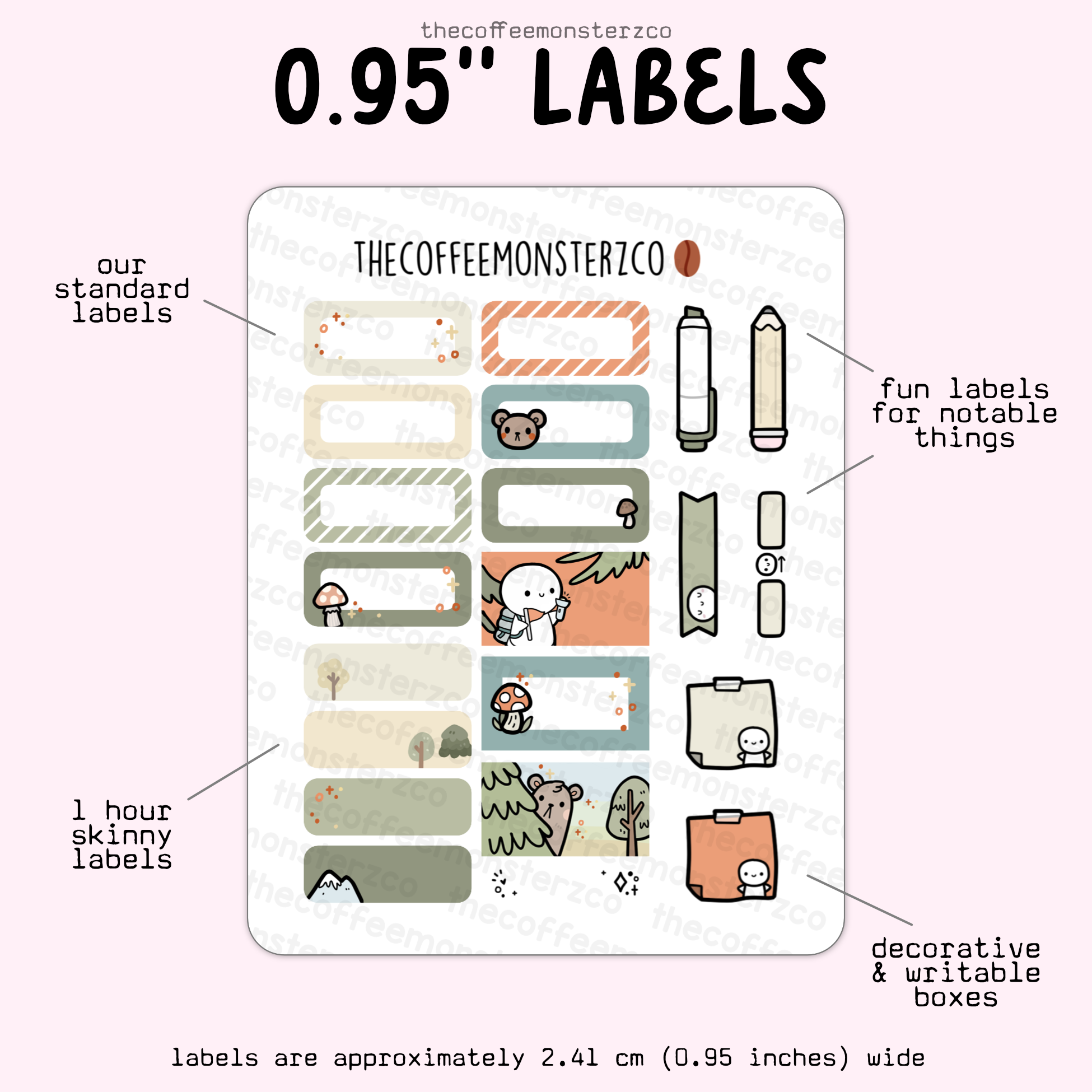 2025 Coordinating 0.95&quot; Labels