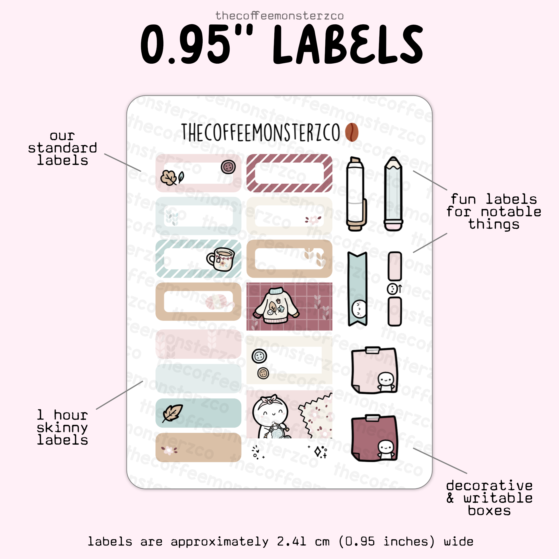 2025 Coordinating 0.95&quot; Labels