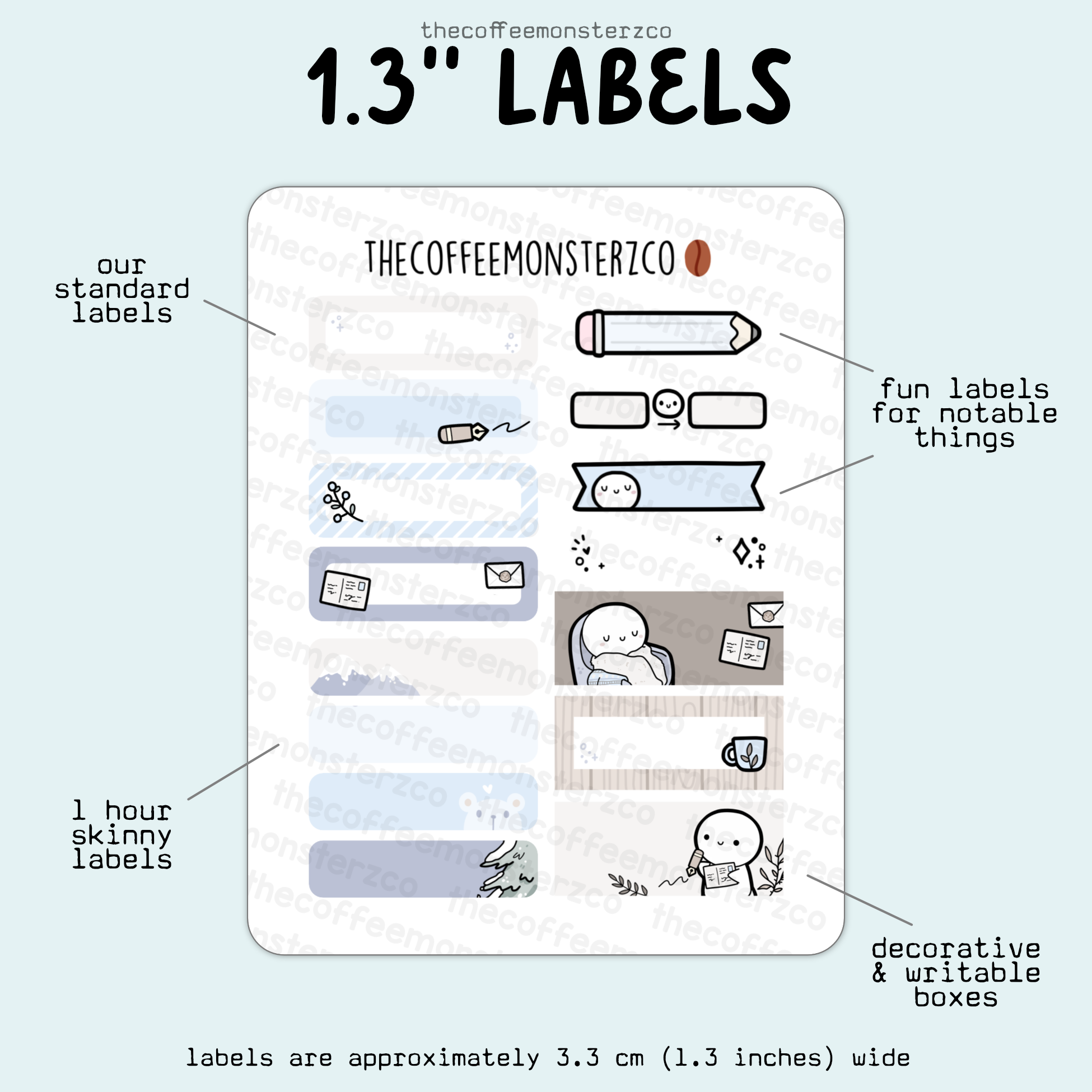 2025 Coordinating 1.3&quot; Labels