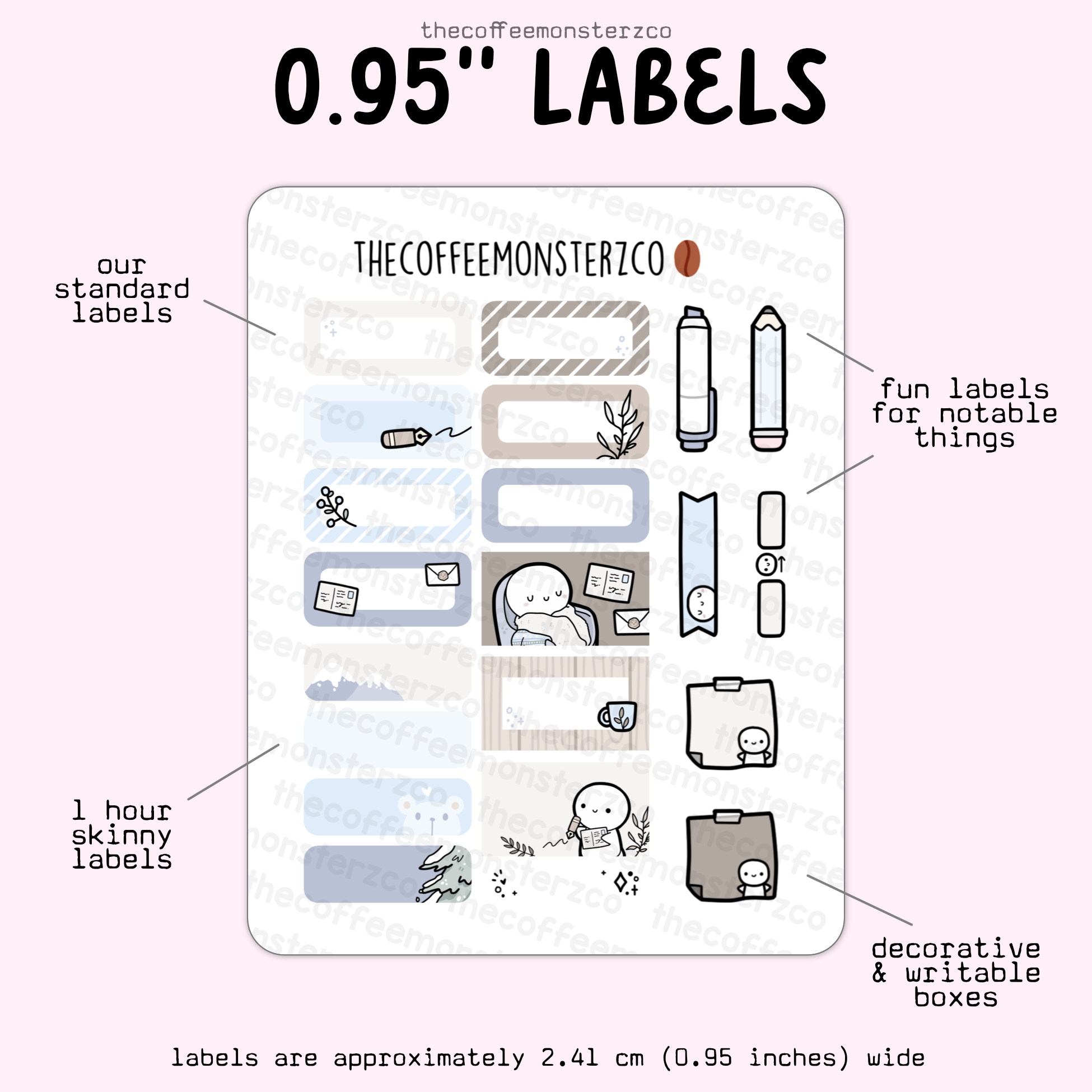 2025 Coordinating 0.95&quot; Labels