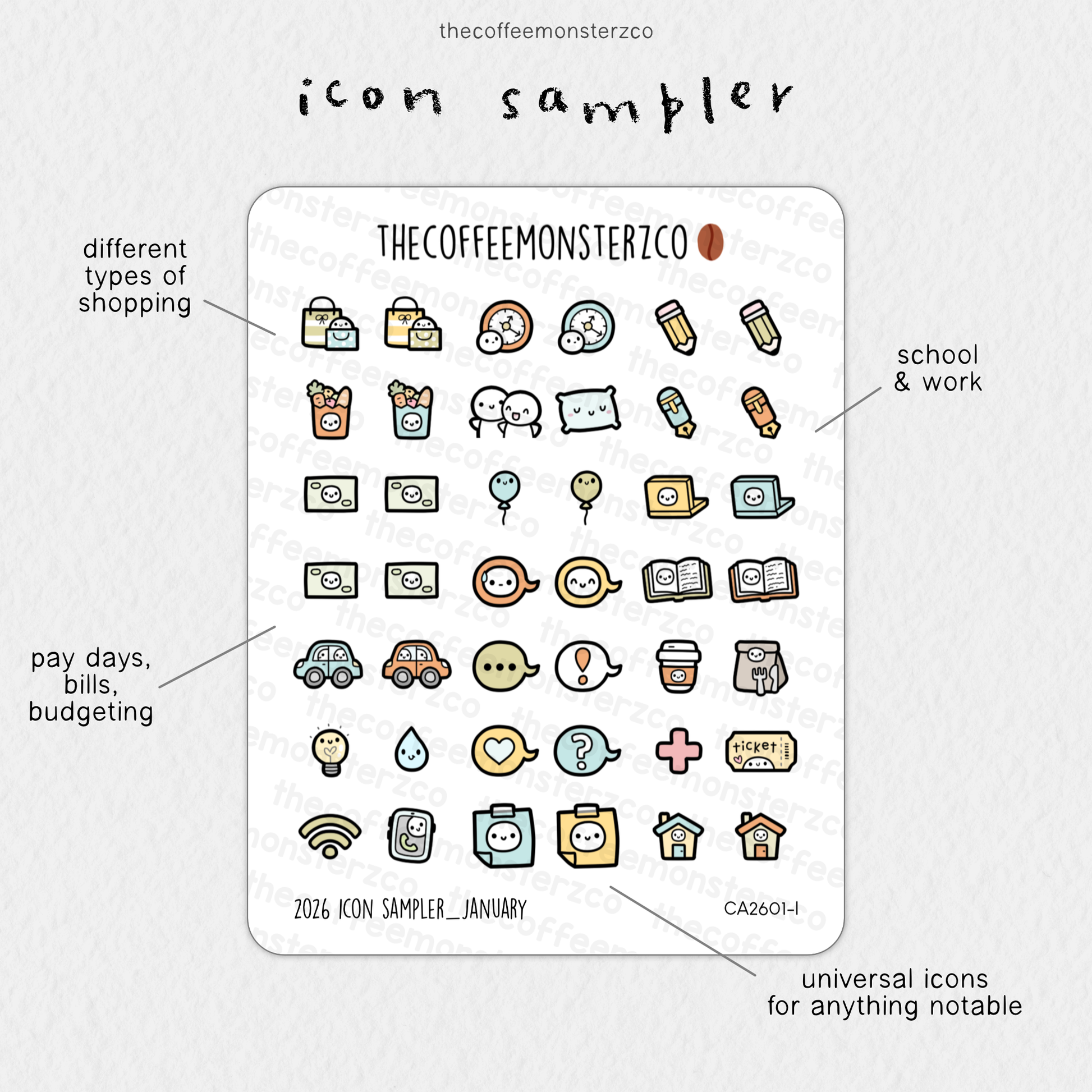 2026 Icon Sampler