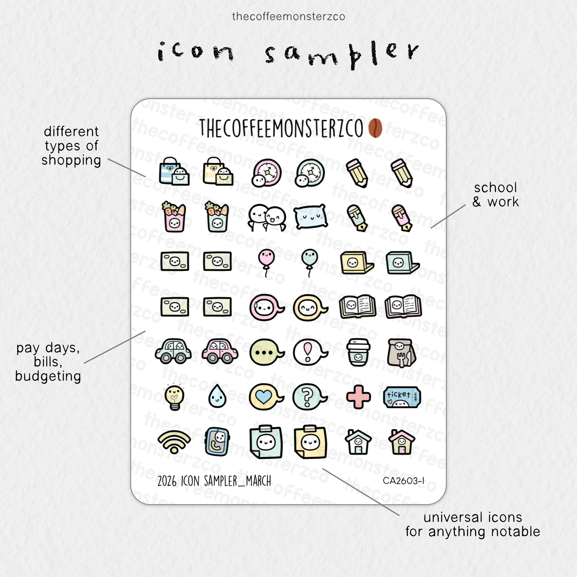 2026 Icon Sampler