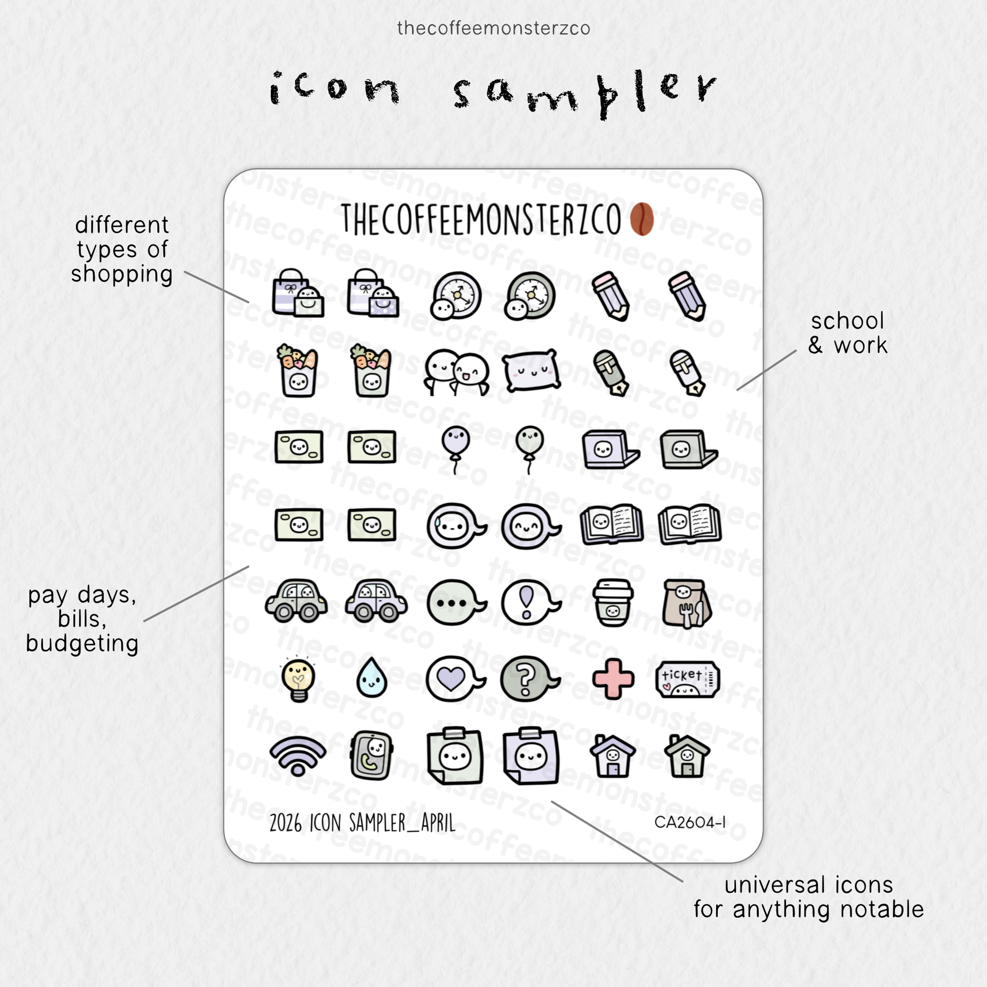 2026 Icon Sampler