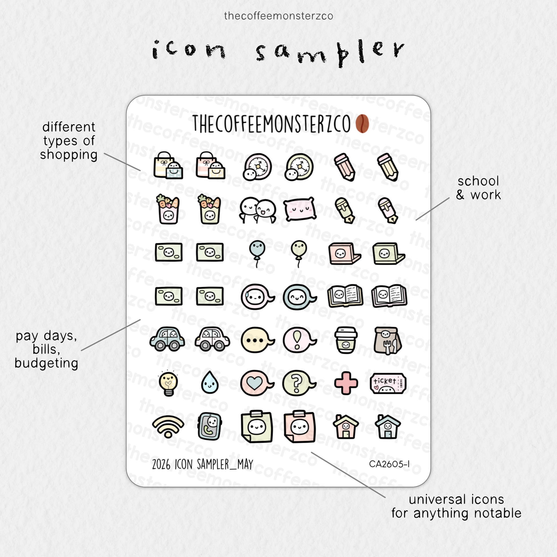 2026 Icon Sampler