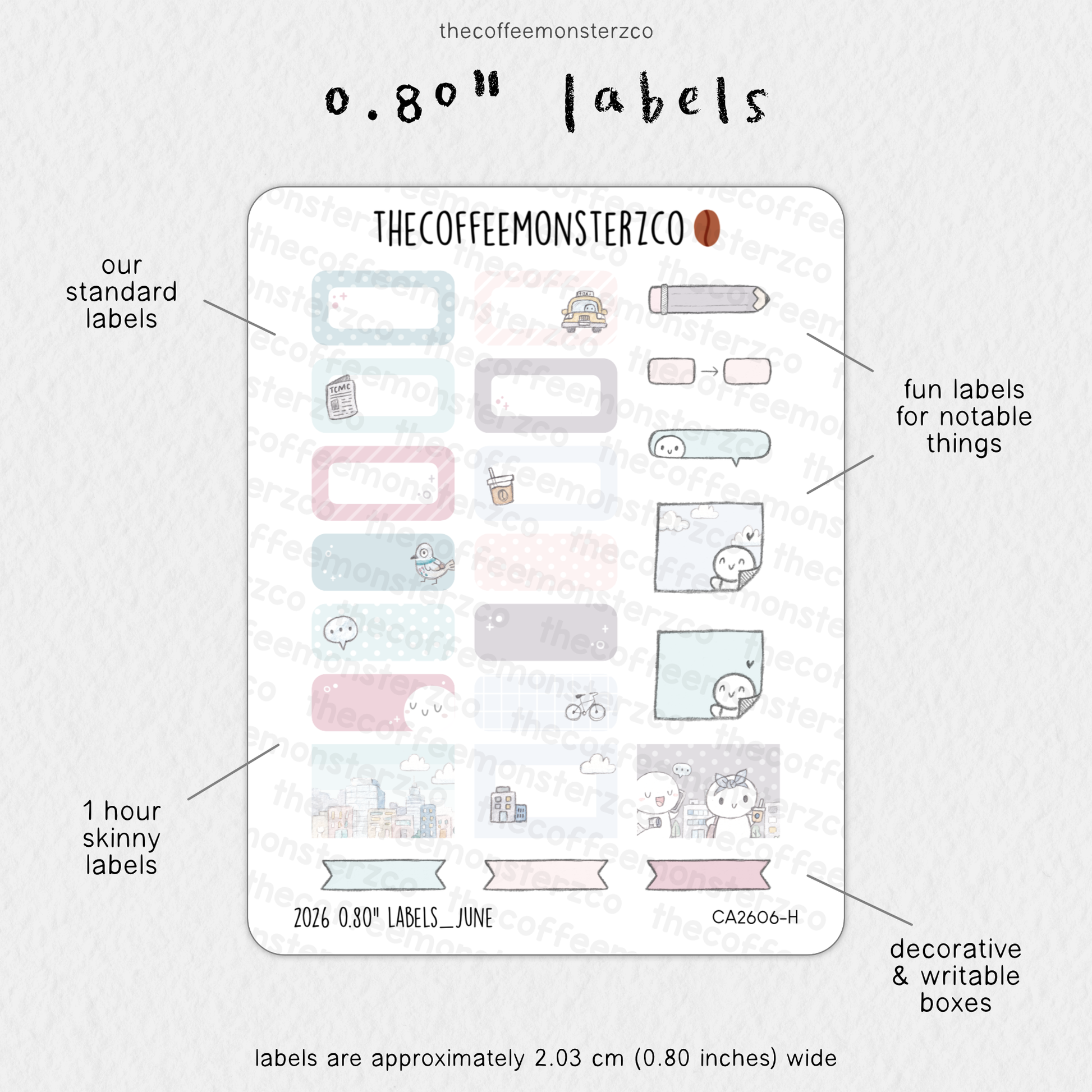 2026 0.80" Labels