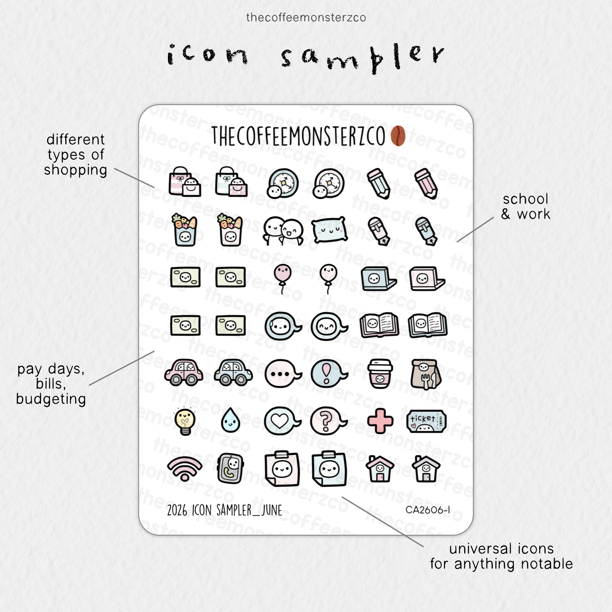 2026 Icon Sampler