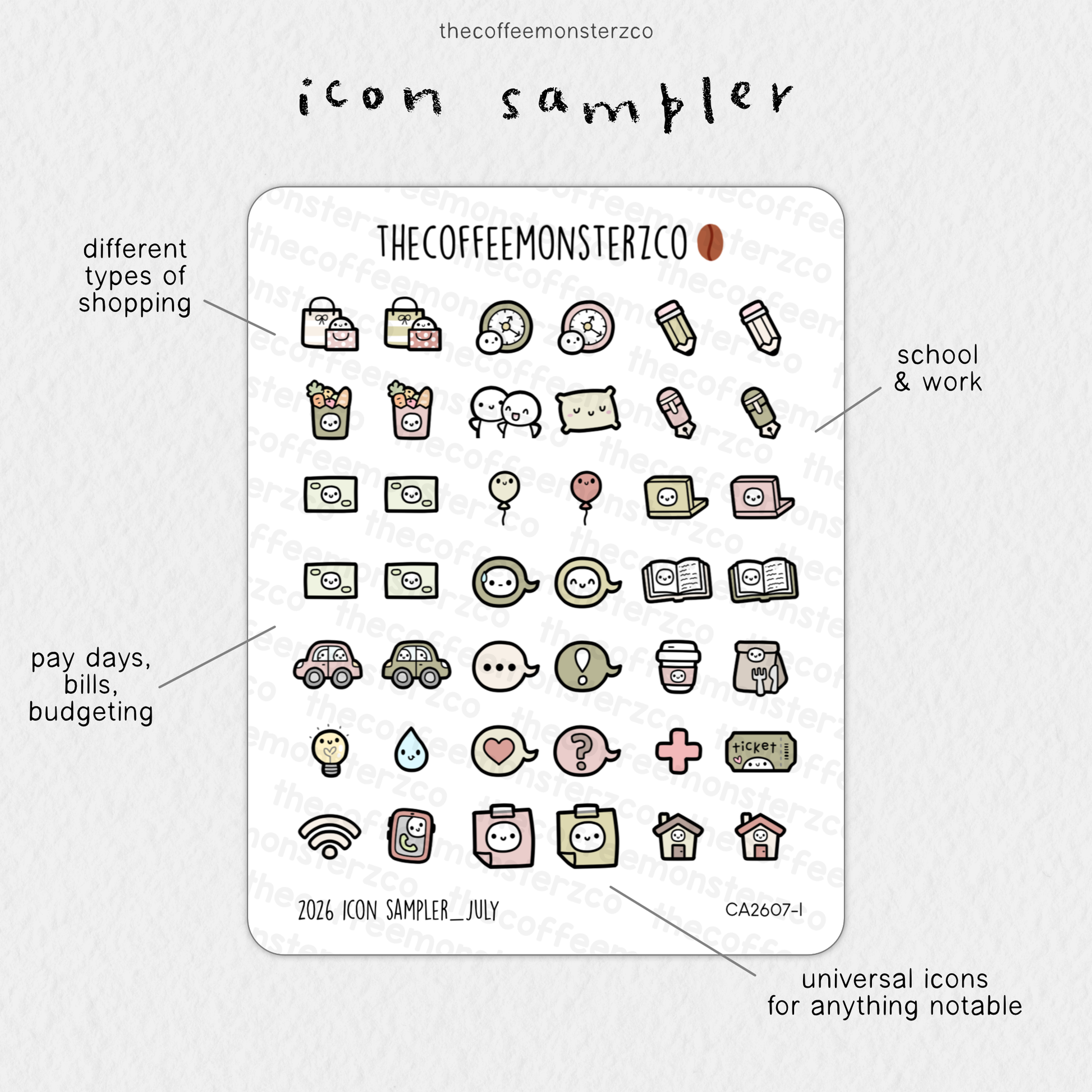 2026 Icon Sampler