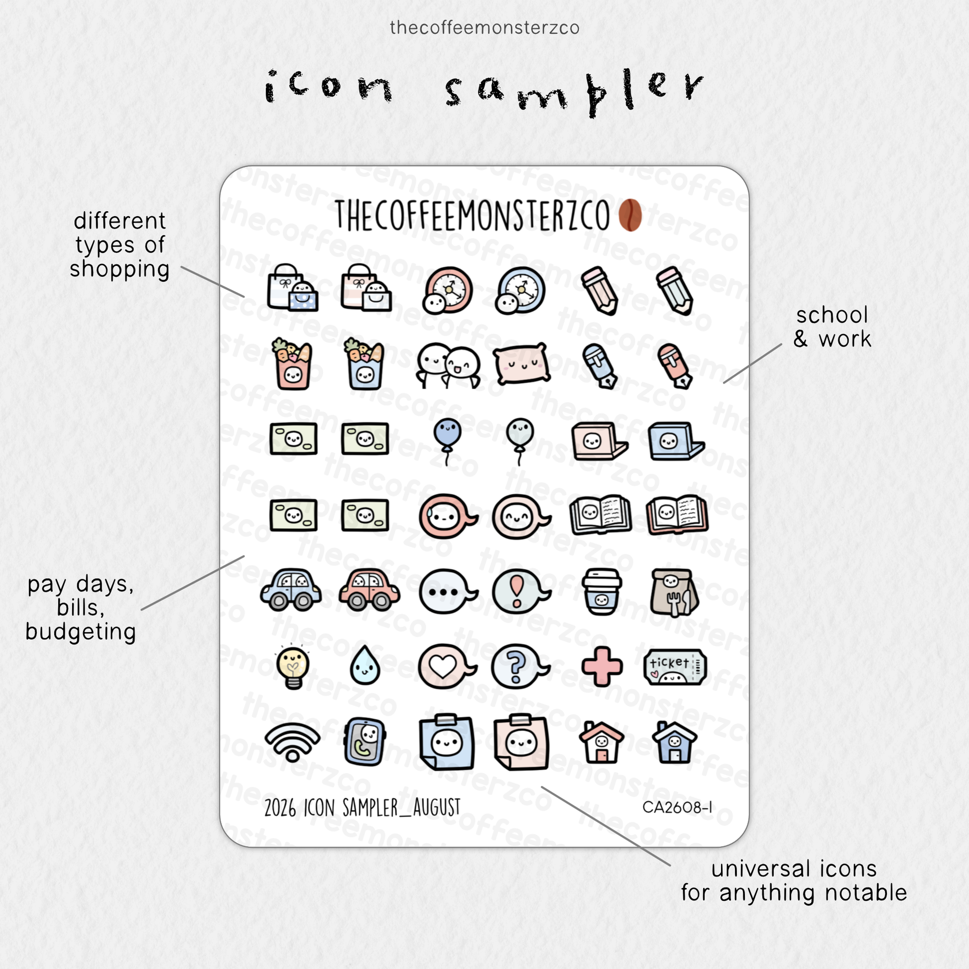 2026 Icon Sampler