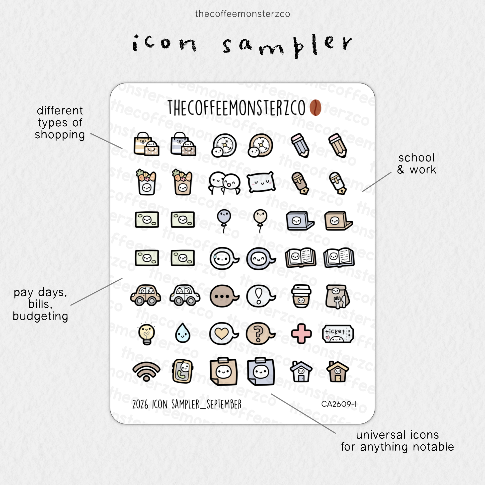 2026 Icon Sampler