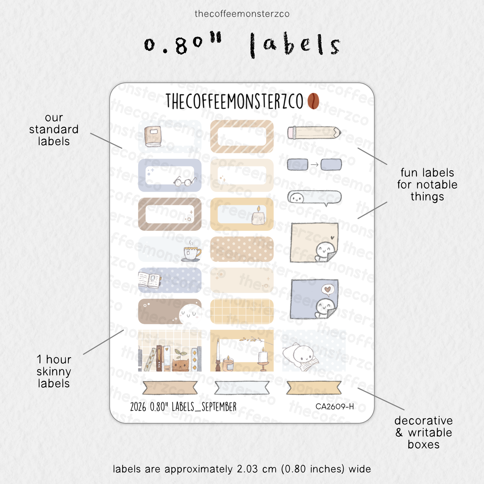 2026 0.80" Labels
