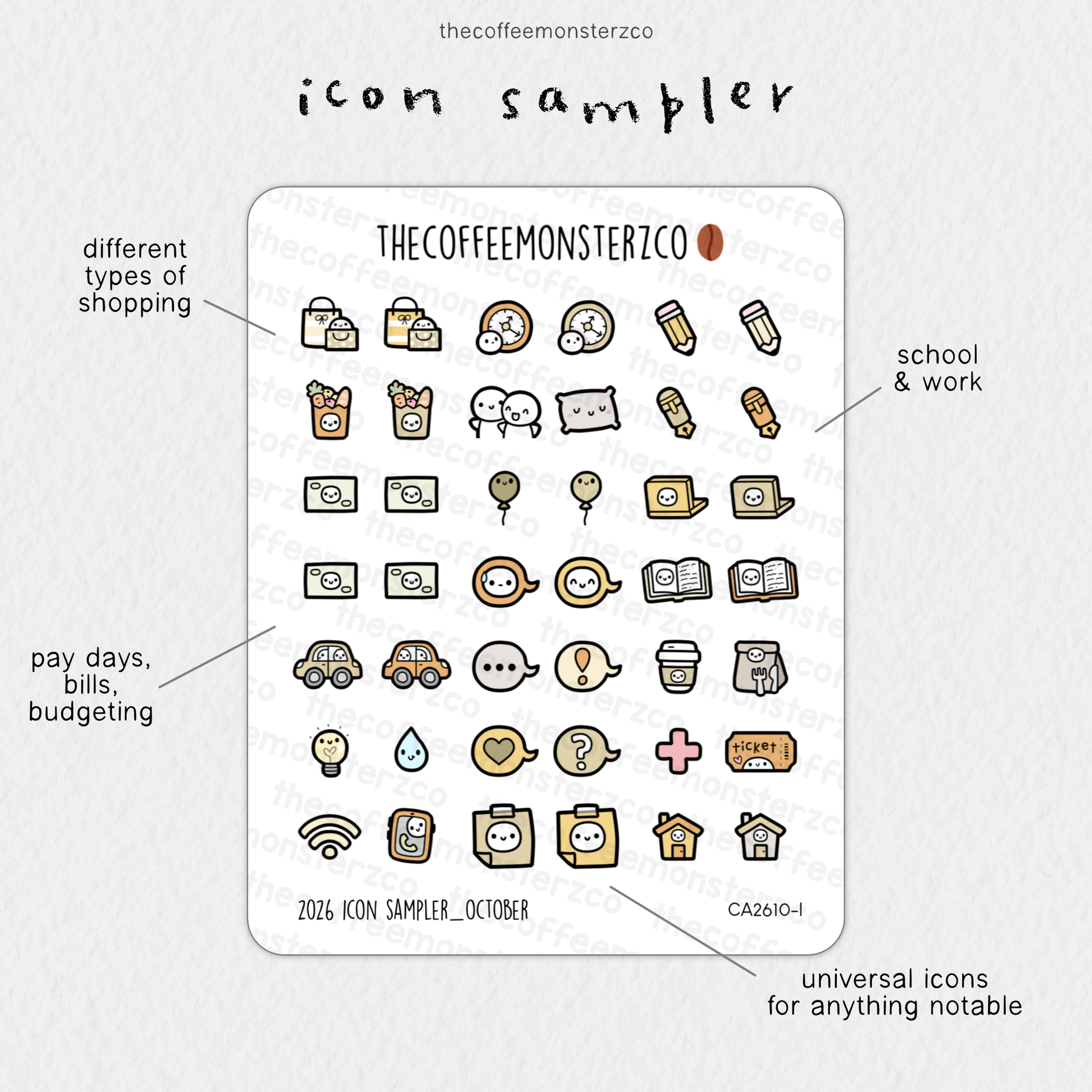 2026 Icon Sampler