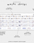 2026 Coordinating Washi Strips