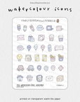 2026 Watercolour Icons